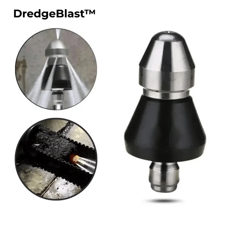 HydroBlitz™ Pro Nozzle — Instantly Smash Clogs with Pure Water Power and Zero Chemicals