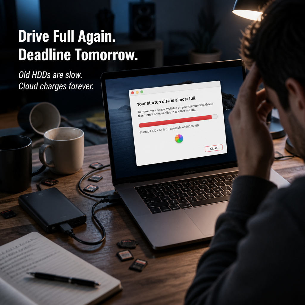 TurboVault™ — Experience Lightning-Speed Storage That Frees Your Time and Fuels Your Creativity