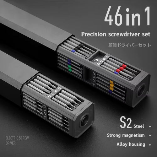Precision Screwdriver Set 46 In 1 Magnetic S2 Steel