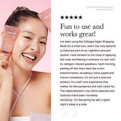 RejuvaSilk™ Collagen Night Wrap — Wake Up to Firm, Radiant Skin That Glows with Youthful Bounce