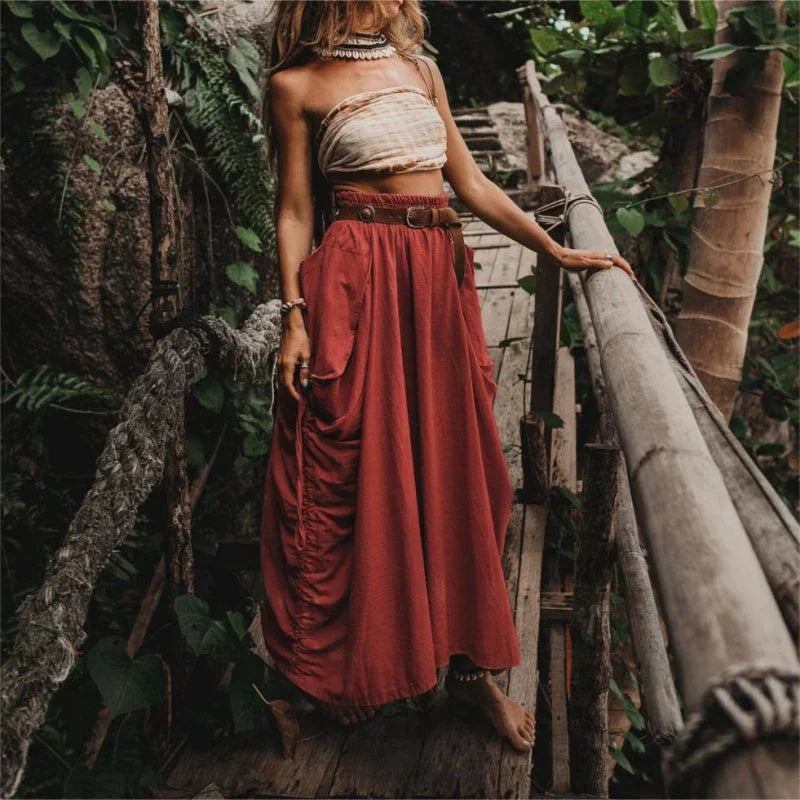 VelaSway™ Maxi Skirt — Effortless Comfort and Chic Style That Moves With You All Day