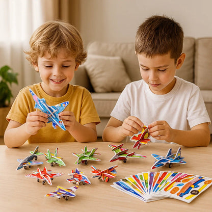 ImagineWorx™ 3D Puzzle Set — Ignite Creativity and Confidence with Every Colorful Snap