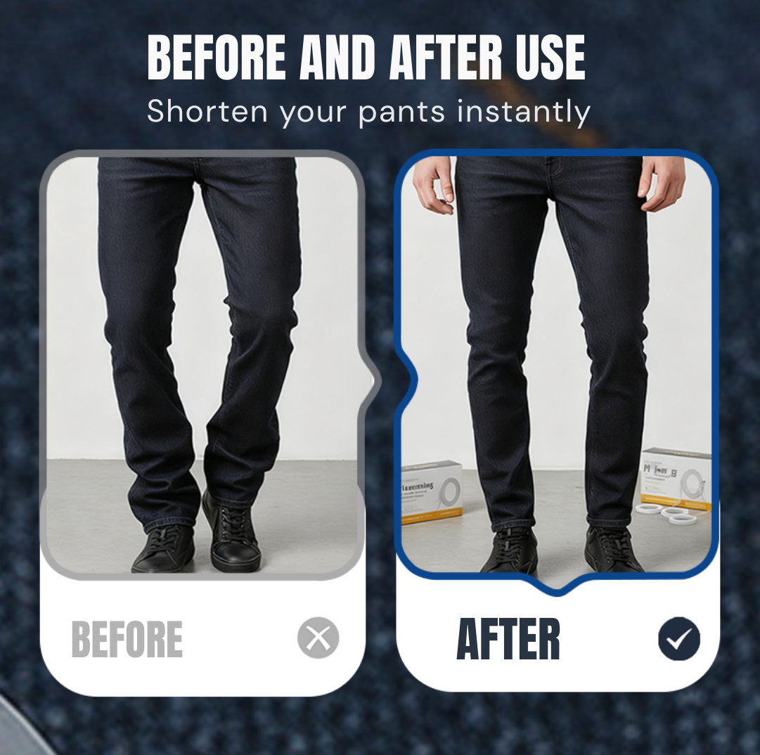FlexiSeal™ Iron-On Hem Tape — Instantly Perfect Hems That Move With You
