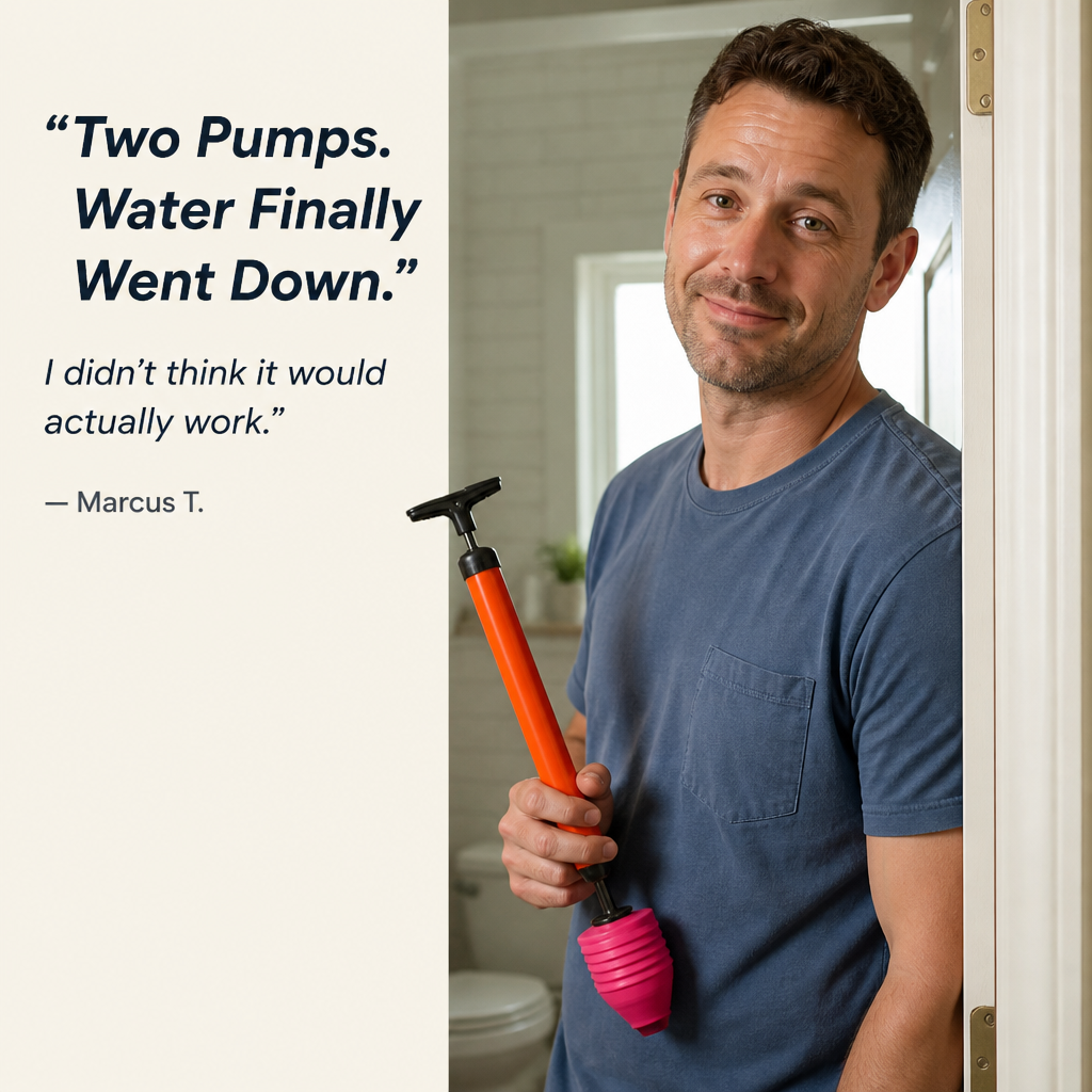 PowerPulse™ — Clear Tough Clogs Instantly Without Chemicals or Mess