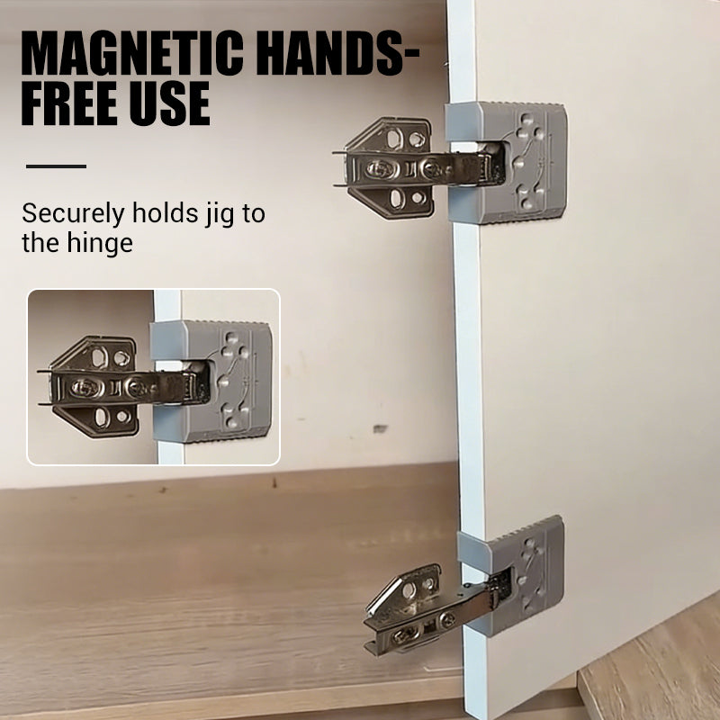 HingeMaster™ — Nail Perfect Cabinet Doors with Magnetic, Flawless Precision Every Time