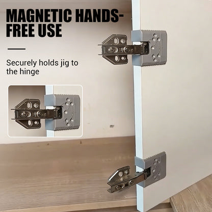 HingeMaster™ — Nail Perfect Cabinet Doors with Magnetic, Flawless Precision Every Time