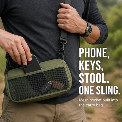 TrailEase™ — Wear Your Comfort, Sit Anywhere, and Free Your Hands Instantly