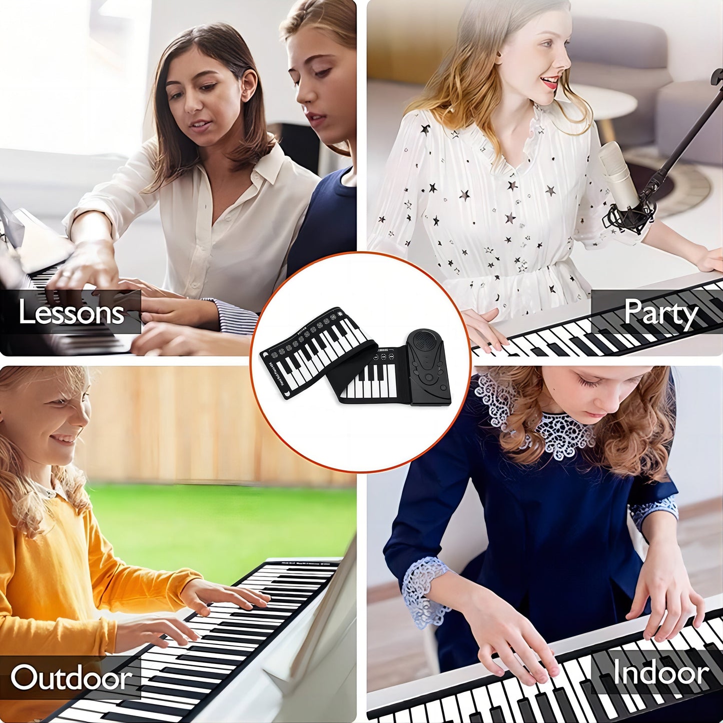 VivaKeys™ Portable Piano — Unleash Instant, Anywhere Music Freedom with Pro-Level Sound and Touch