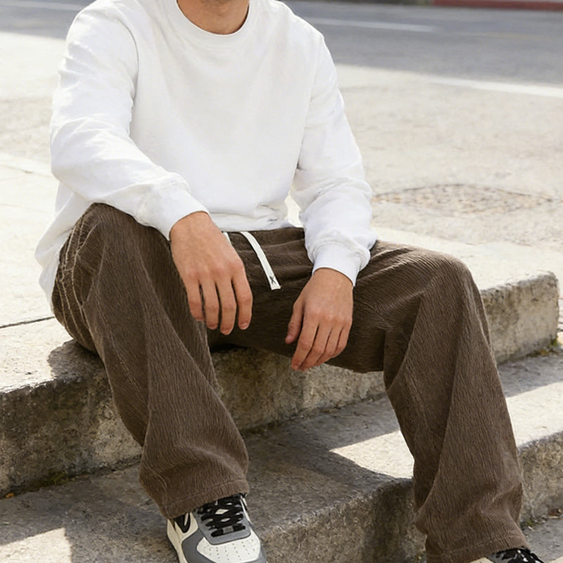 VeloEase™ — Soft Corduroy You Wear That Hangs Smooth and Feels Like Sweatpants