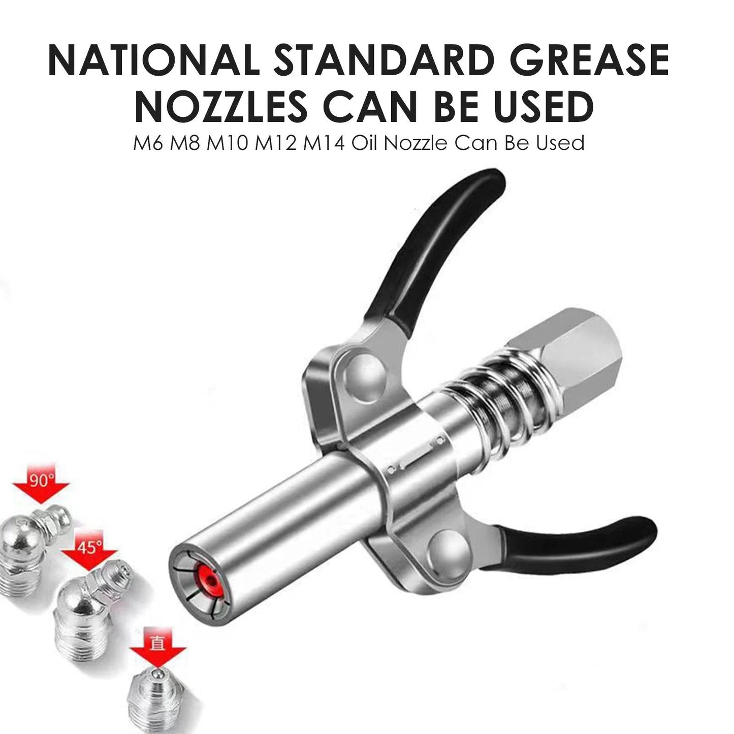 GripMaster™ — Conquer Grease Jobs Fast with Zero Leaks and One-Handed Control