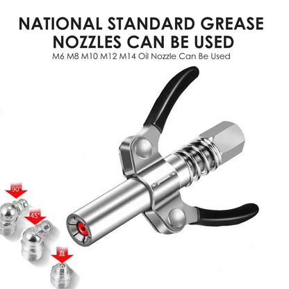 GripMaster™ — Conquer Grease Jobs Fast with Zero Leaks and One-Handed Control
