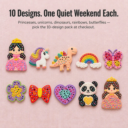 SparkBead™ — Press Beads Into Magnets, Keychains & Wall Art Kids Really Complete