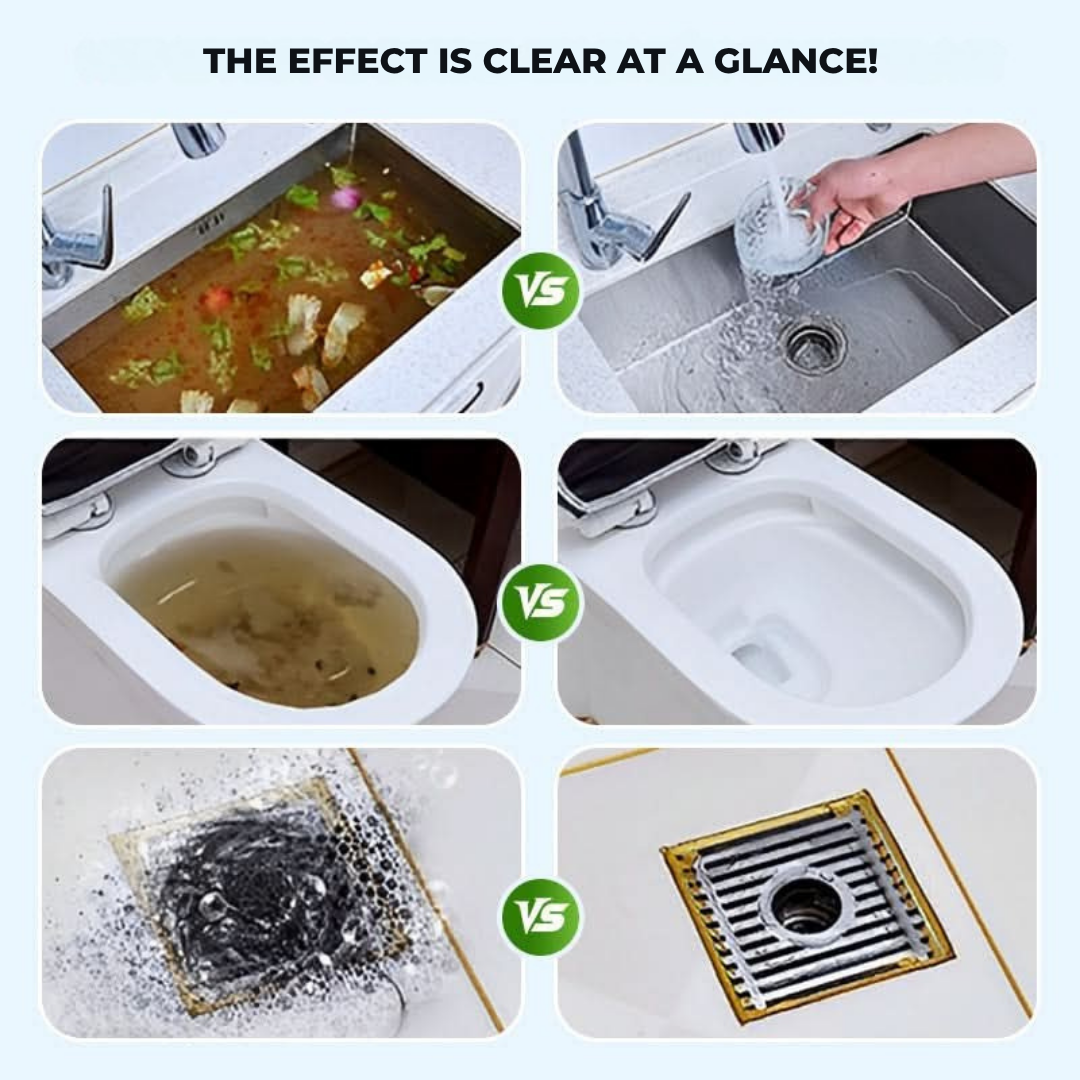 FlowMend™ — Blast Away Clogs and Breathe Easy with Fresh, Free-Flowing Drains