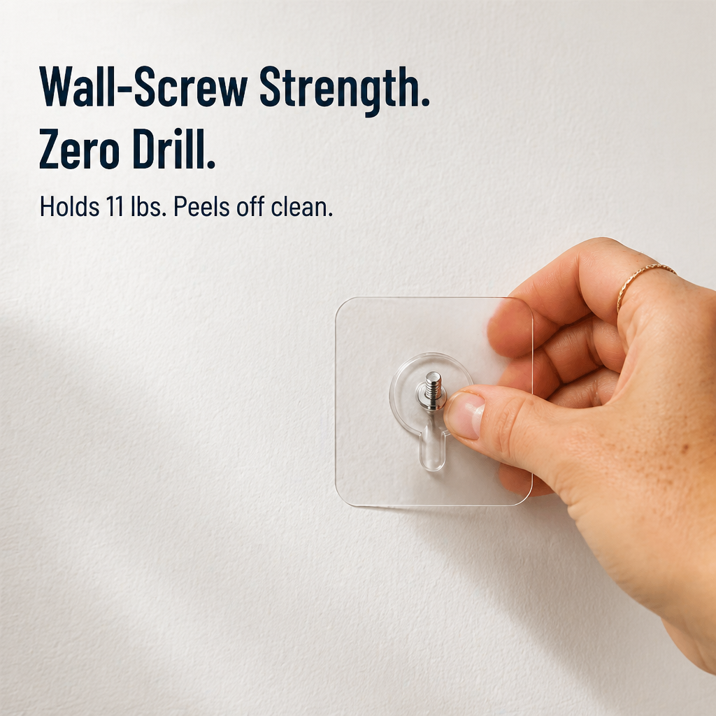 GripTight Pro™ — Hang Heavy Gear Anywhere Without Drills, Damage, or Drama