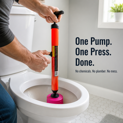 PowerPulse™ — Clear Tough Clogs Instantly Without Chemicals or Mess