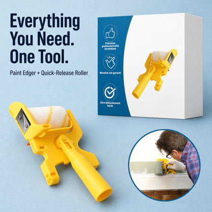 FluxEdge™ Paint Edger — Get Razor-Clear Lines Without Tape, Drips, or Touch-Ups