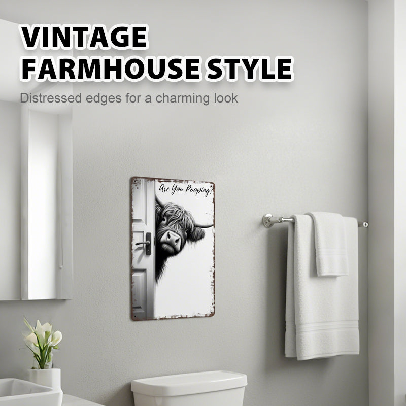 CozyMoo™ Laugh Sign — Turn Your Bathroom into a Hub of Joy and Unforgettable Smiles