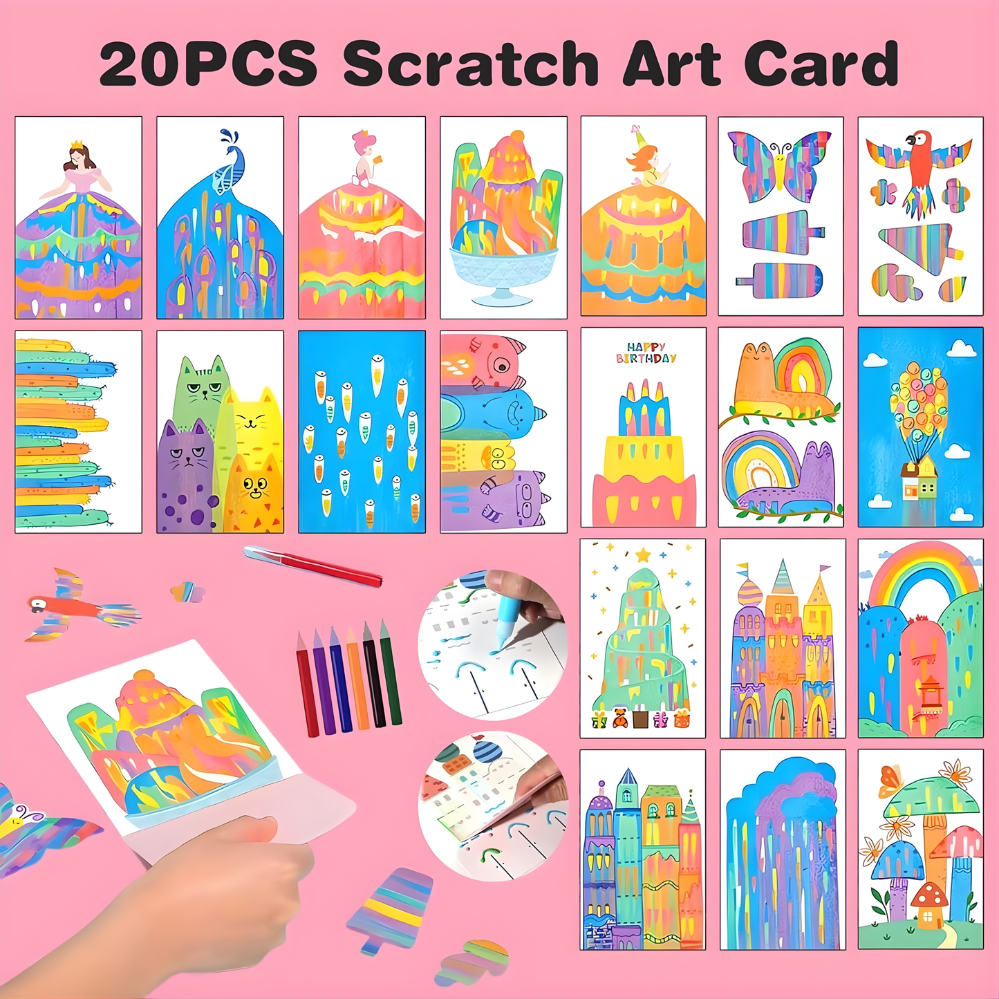 BrightBurst™ — Ignite Your Child’s Confidence with Every Colorful Scratch