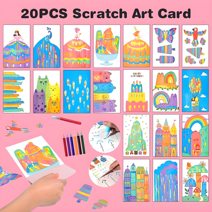 BrightBurst™ — Ignite Your Child’s Confidence with Every Colorful Scratch