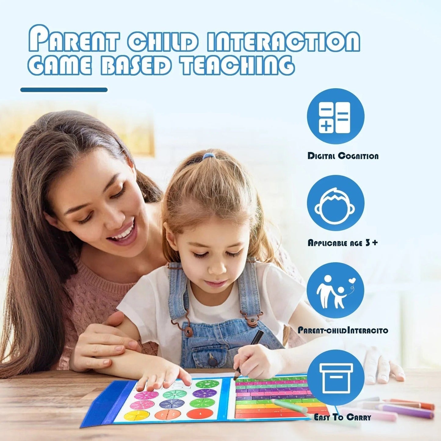 NumeriSnap™ — Ignite Your Child’s Joy and Confidence with Every Fraction Tactile Play