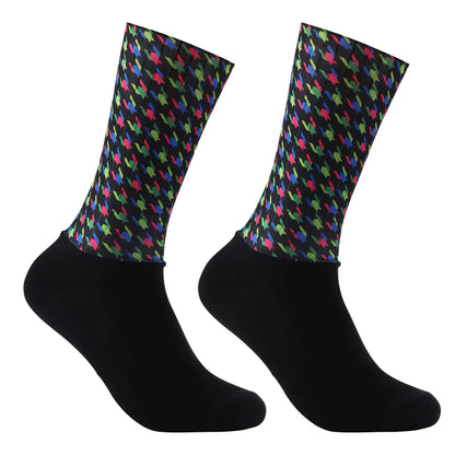 Cycling Socks Seamless Anti-Slip Compression