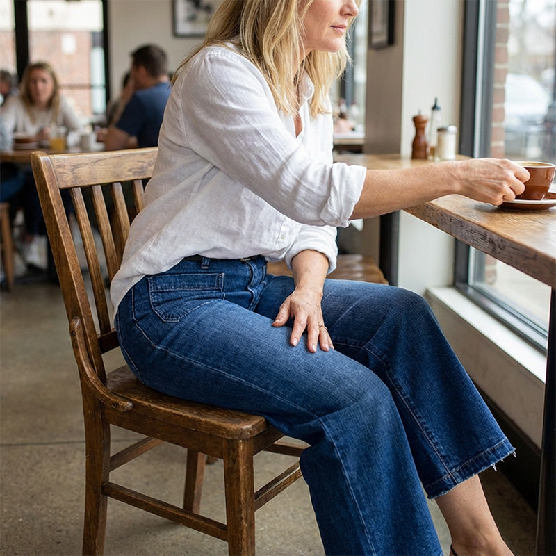 HaloStride™ — Find Confidence in Jeans That Honor Your Curves and Freedom