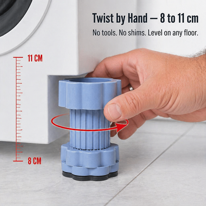 TruBalánce™ — Halt Washer Movement, End the Vibration, Protect Your Floors