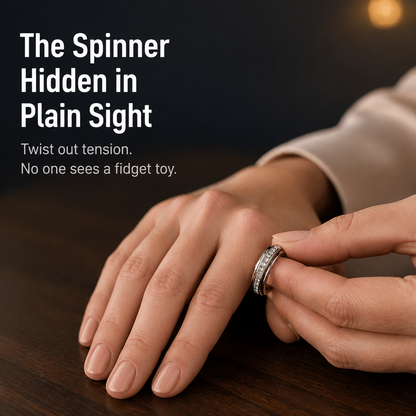 LumeRing™ — Quietly Twist Away Anxiety with Secret Spinner Shine