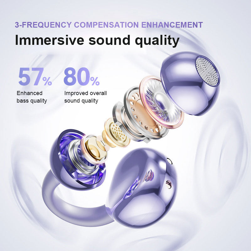 AirPulse™ Ear Clip Headphones — Feel Weightless and Unstoppable with Crystal-Clear Sound That Moves With You