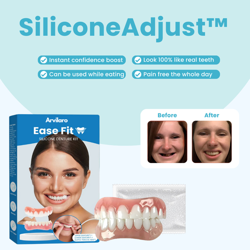 LumaFit™ Denture Cushion Set — Finally Enjoy Pain-Free Smiles That Fit Like They Were Made for You