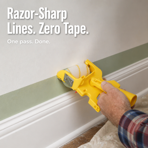 FluxEdge™ Paint Edger — Get Razor-Clear Lines Without Tape, Drips, or Touch-Ups
