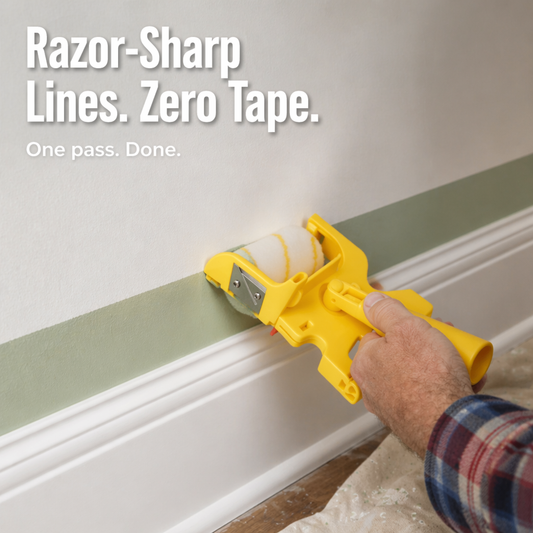 FluxEdge™ Paint Edger — Get Razor-Clear Lines Without Tape, Drips, or Touch-Ups