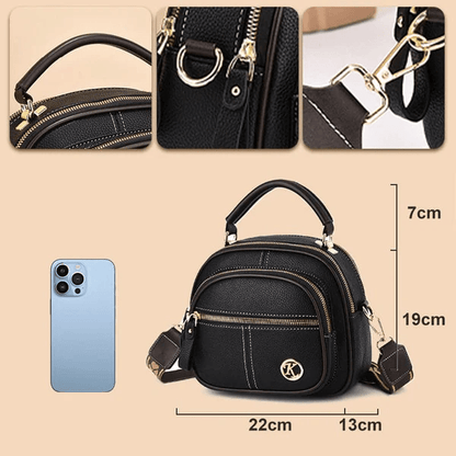 VeraNero™ Lux Leather Crossbody — Own Effortless Style and Unshakable Confidence Every Day