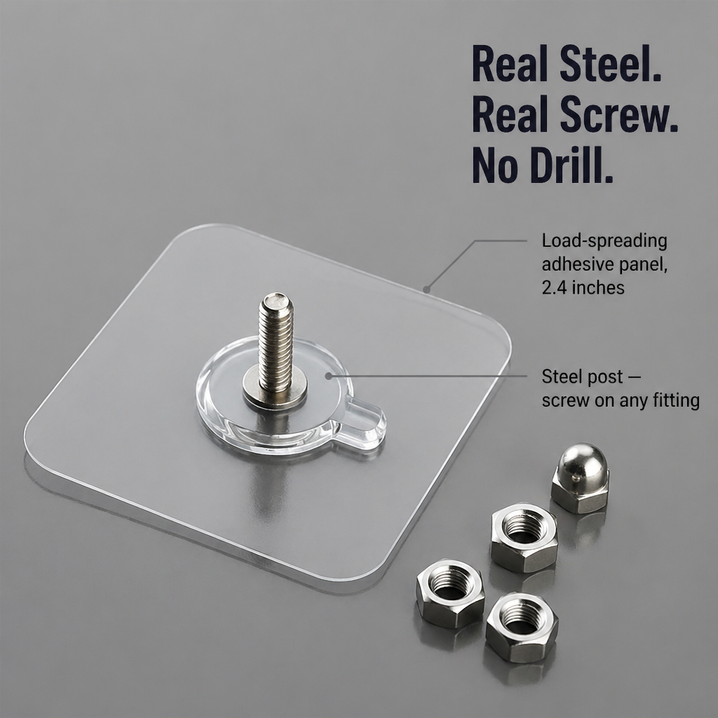 GripTight Pro™ — Hang Heavy Gear Anywhere Without Drills, Damage, or Drama