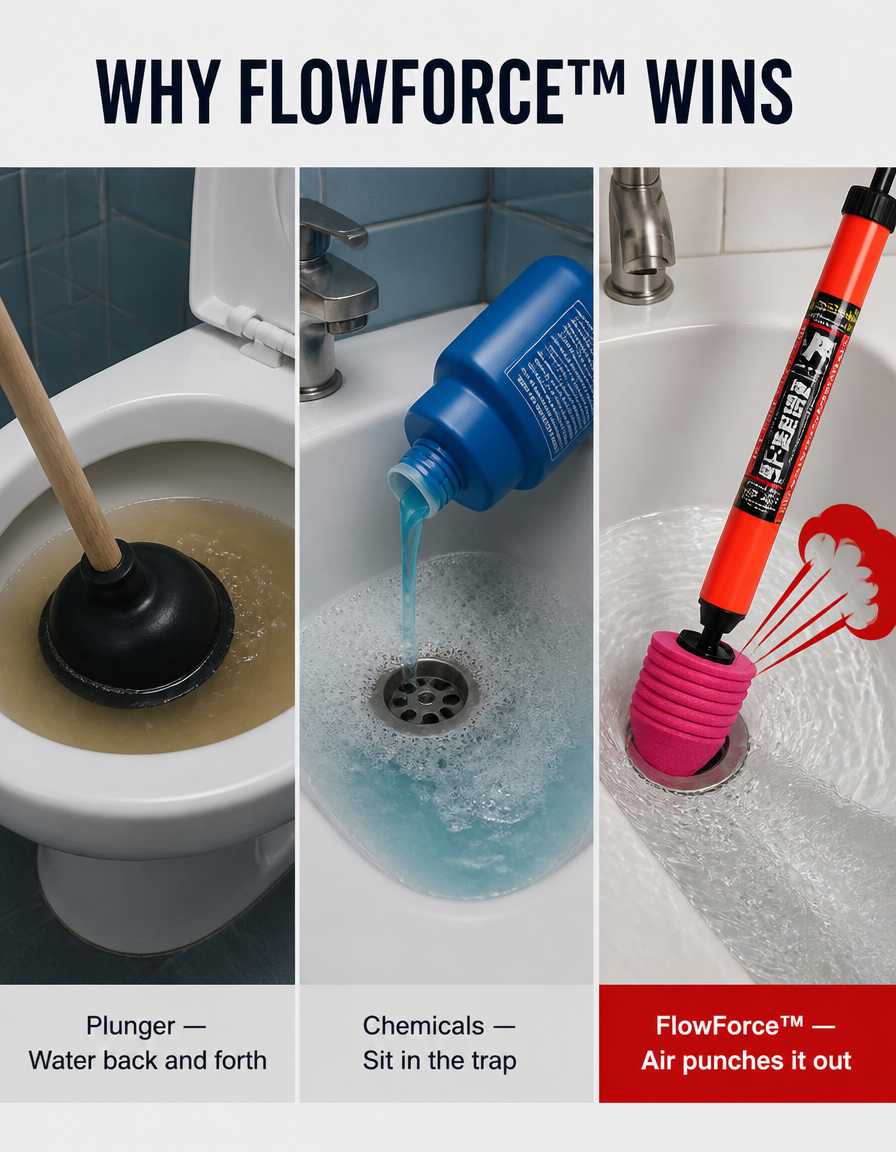 PipePulse™ — Blast Away Clogs Instantly and Take Back Your Home Peace
