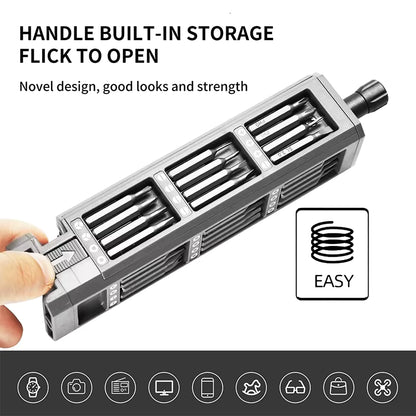 Precision Screwdriver Set 46 In 1 Magnetic S2 Steel