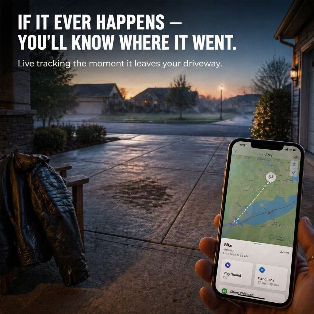RavenTag™ — Invisible, Unbreakable Tracking That Brings Your Ride Home Safely