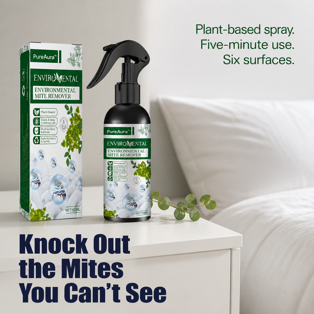 MiteGuard™ — Sleep Peacefully Again with Fast, All-Natural Dust Mite Defense