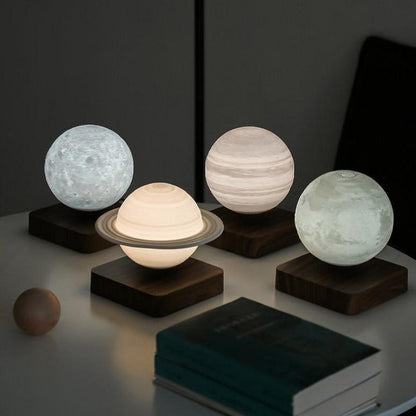 Levitating Moon & Galaxy